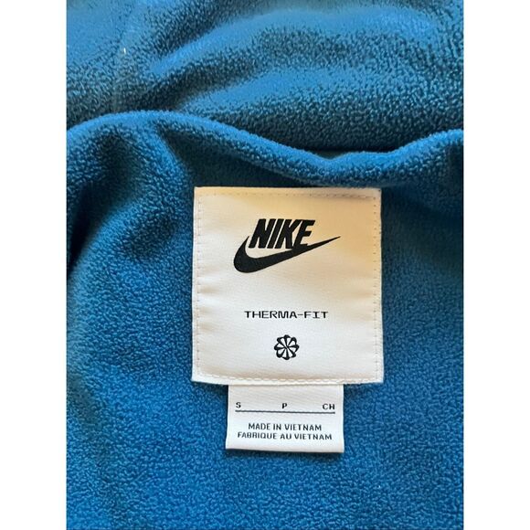 Nike Blue Therma Fit Legacy Hooded Full Zip Jacket Nike DD6857-476 Men's Small - Picture 4 of 8
